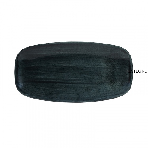 Блюдо прямоугольное CHEFS 29,8х15,3см, без борта, Stonecast Patina, цвет Rustic Teal PATRXO111