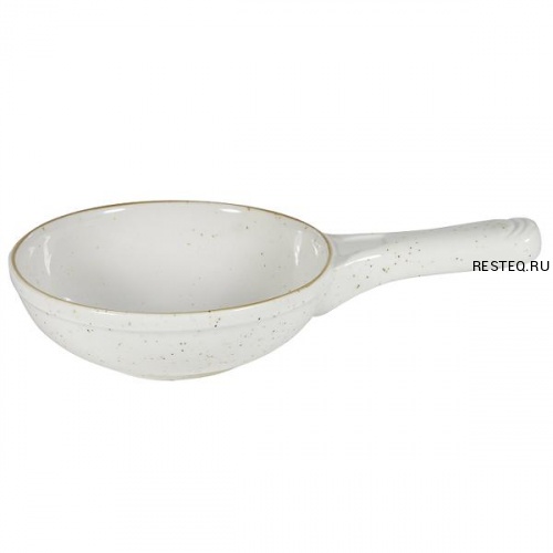 Сковорода "Wok" d 14см 0,37л, порционная, Stonecast, цвет Barley White SWHSPN11