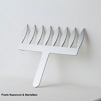 Трафарет для декора "FEATHER COMB" h8см, нерж.сталь, дизайн - Frank Haasnoot 20FH02L