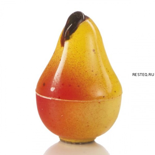 Форма д/шок. 3D "Груша" d26мм h36мм, 28 ячеек, 12гр, п/к 20FRUIT02