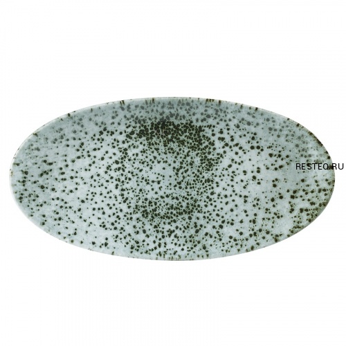 Блюдо овальное CHEFS 34,7х17,3см, без борта, цвет Mineral Green, Studio Prints MNGROV351