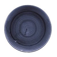 Тарелка мелкая 28,8см, без борта, Stonecast Patina, цвет Cobalt Blue PABLEV111