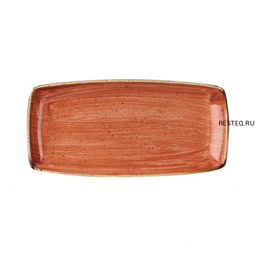 Блюдо сервировочное 29,5х15см, без борта, Stonecast, цвет Spiced Orange SSOSOP111
