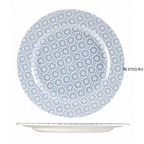 Тарелка мелкая 30,5см Moresque Prints, цвет Moresque Blue MQBLVP111