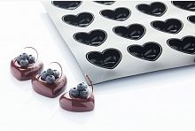 Форма д/шок. "Love" 74,5 x 68 h 30 mm, 6 ячеек, силикон 30SIL502