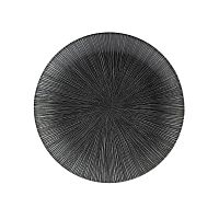 Тарелка мелкая 21,7см, без борта, цвет Agano Black, Studio Prints AGBLEVP81