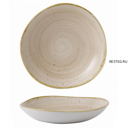 Салатник "Волна" 1,10л d25,3см, без борта, Stonecast, цвет Nutmeg Cream SNMSOGB11