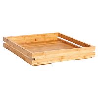Поднос 49,3х49,3см h9,2см, серия Natura, бамбук BD132