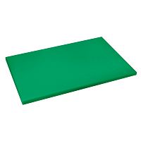 Доска разделочная 500х350мм h18мм, полиэтилен, цвет зеленый 422111309