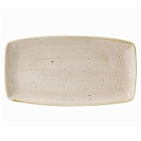Блюдо сервировочное 35х18,5см, без борта, Stonecast, цвет Nutmeg Cream SNMSOP141