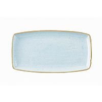 Блюдо сервировочное 35х18,5см, без борта, Stonecast, цвет Duck Egg Blue SDESOP141