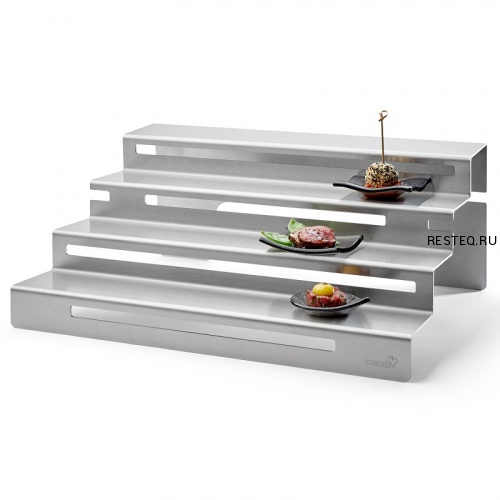 Этажерка сервировочная 4-ярусная Serveware 49х20см h39см, нерж.сталь SM248