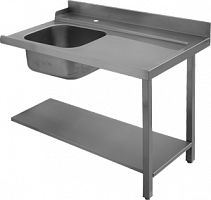 Стол сортировочный 1200мм левый APACH CHEF LINE L75456