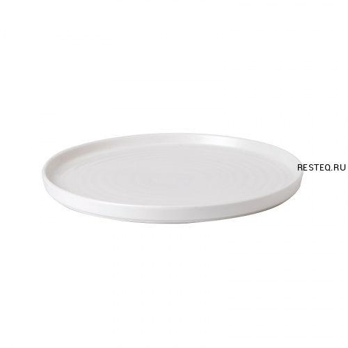 Тарелка мелкая CHEFS Walled d27,5см h2см, с прямым бортом, Chefs Plates, цвет White WHWP281
