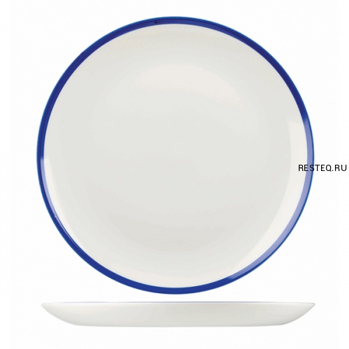 Тарелка мелкая 16,5см Retro Blue WHBBEVP61