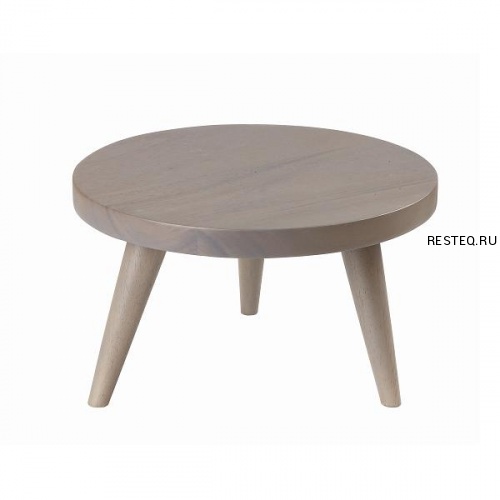 Подиум деревянный "Табурет" d15см h10см Buffetscape Wood Grey ZCAWSGST1