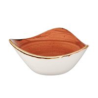 Салатник треугольный 0,37л d18,5см, без борта, Stonecast, цвет Spiced Orange SSOSTRB71