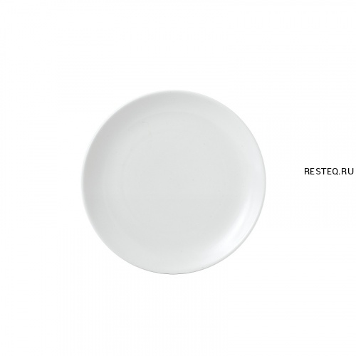 Тарелка мелкая 16,5см, без борта, Vellum, цвет White полуматовый WHVMEVP61