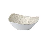 Салатник треугольный 0,37л d18,5см, без борта, цвет Stone Agate Grey, Studio Prints STAGTRB71