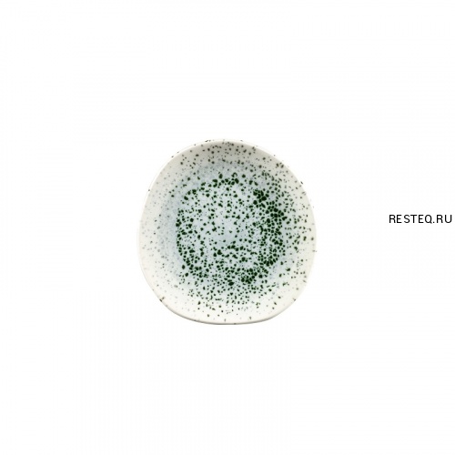 Тарелка мелкая "Волна" 18,6см, без борта, цвет Mineral Green, Studio Prints MNGROG71