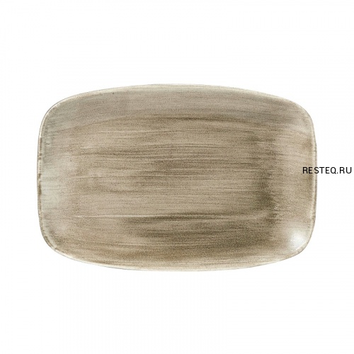 Блюдо прямоугольное CHEFS 30х19,9см, без борта, Stonecast Patina, цвет Antique Taupe PAATOBL41