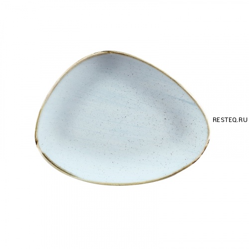 Блюдо треугольное CHEFS 26,5х20,5см, без борта, Stonecast, цвет Duck Egg Blue SDESTC261