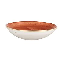 Тарелка глубокая 24,8см 1,13л, без борта, Stonecast, цвет Spiced Orange SSOSEVB91