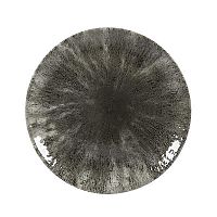 Тарелка мелкая 21,7см, без борта, цвет Stone Quartz Black, Studio Prints STQBEVP81