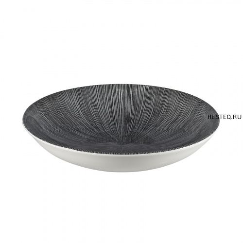Салатник 1,14л d24,8см, без борта, цвет Agano Black, Studio Prints AGBLEVB91