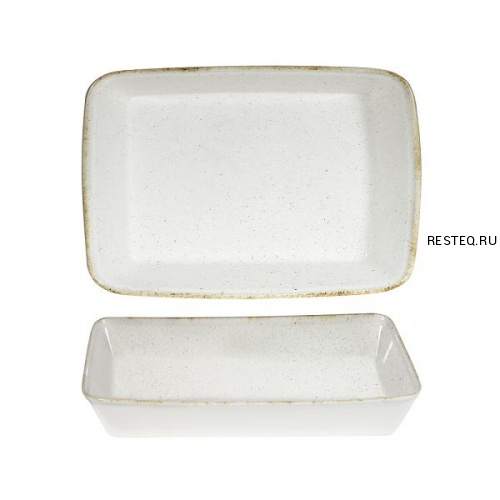 Форма для запекания 38х25см h6,2см 3,5л, Stonecast Hints, цвет Barley White SHWHRLBD1