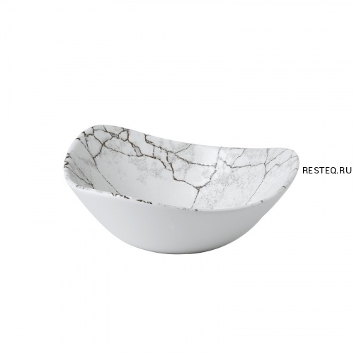 Салатник треугольный 0,37л d18,5см, без борта, цвет Kintsugi Agate Grey, Studio Prints KTAGTRB71