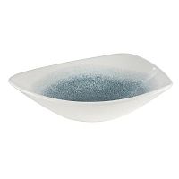 Салатник треугольный 0,60л d23,5см, без борта, цвет Raku Jade Green, Studio Prints RKJGTRB91