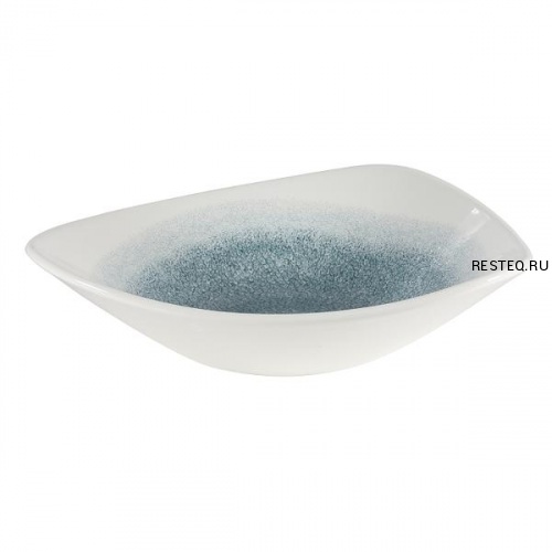 Салатник треугольный 0,60л d23,5см, без борта, цвет Raku Jade Green, Studio Prints RKJGTRB91
