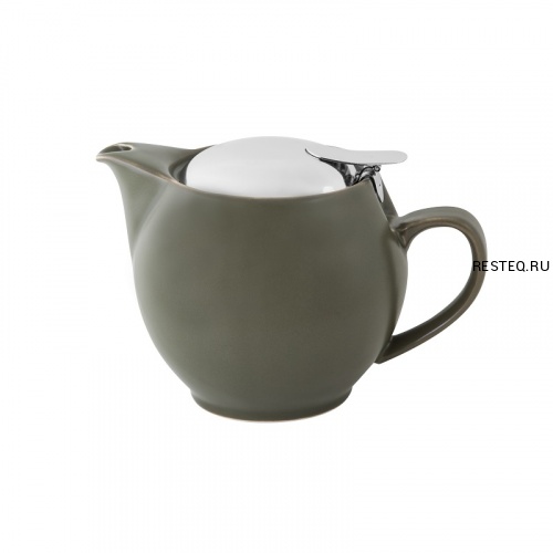 Чайник 0,35л, с металлическими крышкой и ситом, BEVANDE цвет Sage 978603