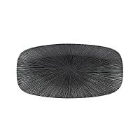 Блюдо прямоугольное CHEFS 29,8х15,3см, без борта, цвет Agano Black, Studio Prints AGBLXO111