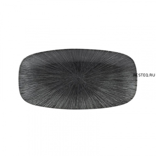 Блюдо прямоугольное CHEFS 29,8х15,3см, без борта, цвет Agano Black, Studio Prints AGBLXO111