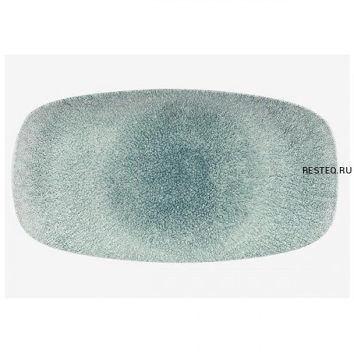 Блюдо прямоугольное CHEFS 35,5х18,9см, без борта, цвет Raku Jade Green, Studio Prints RKJGXO141