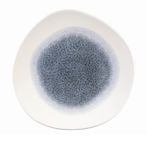 Тарелка мелкая "Волна" 26,4см, без борта, цвет Raku Topaz Blue, Studio Prints RKTBOG101
