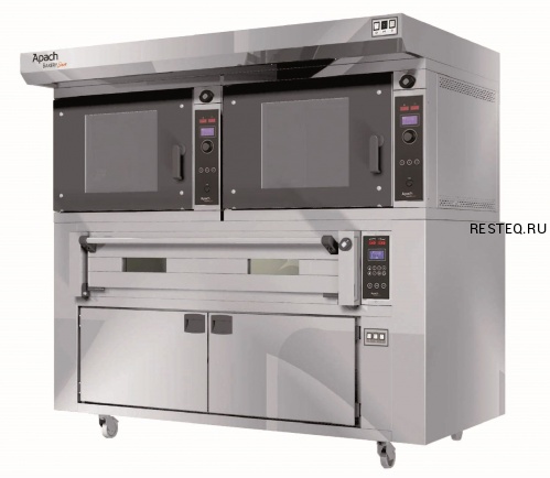 ПЕЧЬ КОНВЕКЦИОННАЯ С ПОДОМ С РАССТОЙКОЙ APACH BAKERY LINE 2K4TP DP+E4L18PA