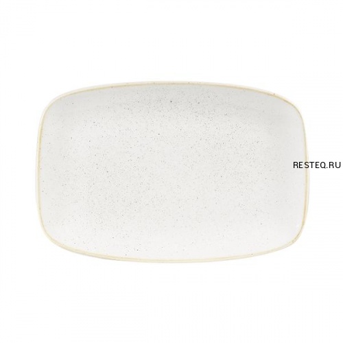 Блюдо прямоугольное CHEFS 30х19,9см, без борта, Stonecast, цвет Barley White SWHSOBL41
