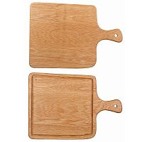 Блюдо деревянное 36,5х25,5см, с ручкой, Buffet Wood ZCAWSHB1