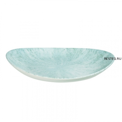 Блюдо овальное 27х22,9см, без борта, цвет Stone Aquamarine, Studio Prints STAMOP581