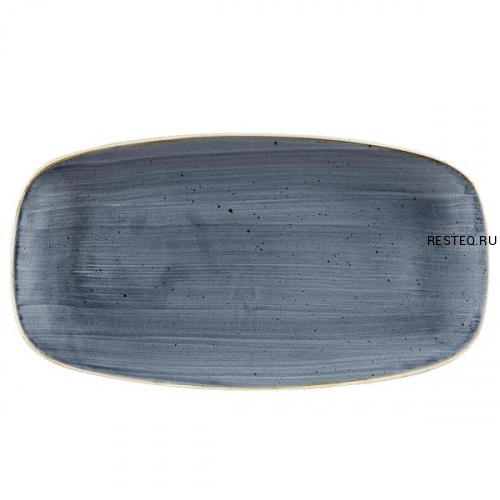 Блюдо прямоугольное CHEFS 29,8х15,3см, без борта, Stonecast, цвет Blueberry SBBSXO111