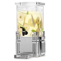 Диспенсер BEVERAGE для сока, 3,8л 18,4х18,4см h43,2см, сталь/акрил LD117