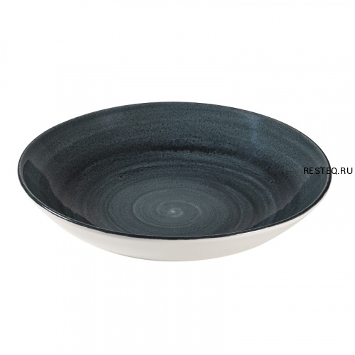 Тарелка глубокая 24,8см 1,13л, без борта, Stonecast Patina, цвет Rustic Teal PATREVB91
