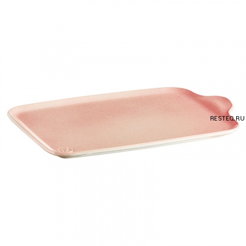 Блюдо сервировочное 32х21см h1,5см, с ручкой, керамика, серия Platters, цвет ROSE 500584
