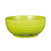 Салатник 2,18л d21см h9см Rustics DELI, цвет Green ZCGRRB741