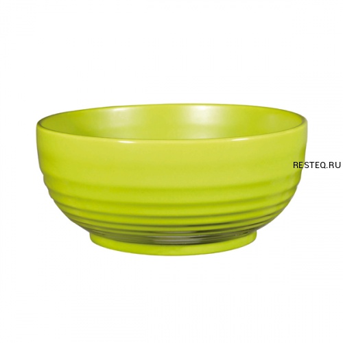 Салатник 2,18л d21см h9см Rustics DELI, цвет Green ZCGRRB741