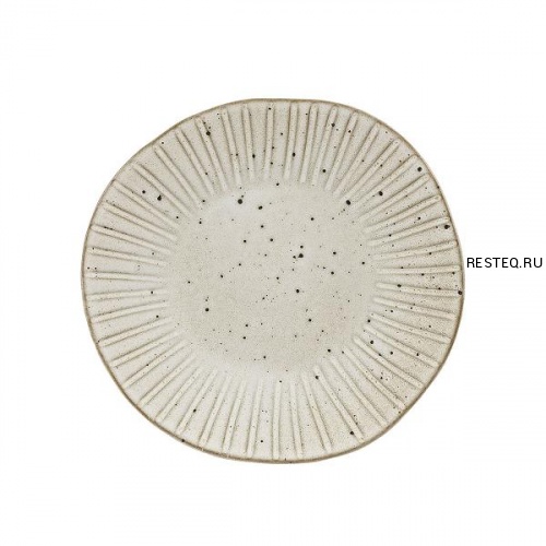 Тарелка мелкая 28,5см, керамика, Impressions, цвет OYSTER C12334