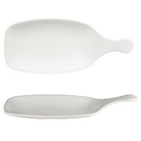 Блюдо сервировочное 28,4см, без борта, с ручкой, Bit on the Side, цвет White WHPDLH1